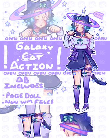 Galaxy Cat Action